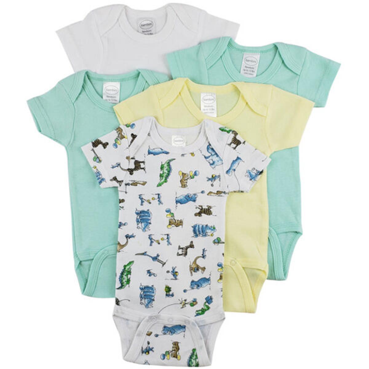 CS-0266M Short Sleeve One Piece, White - Medium