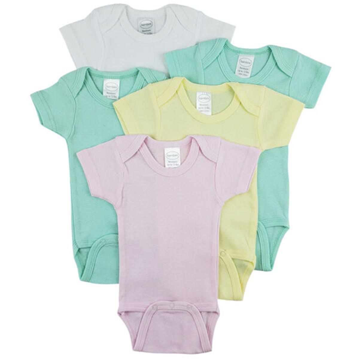 CS-0273S Short Sleeve One Piece - White, Yellow & Pink - Small