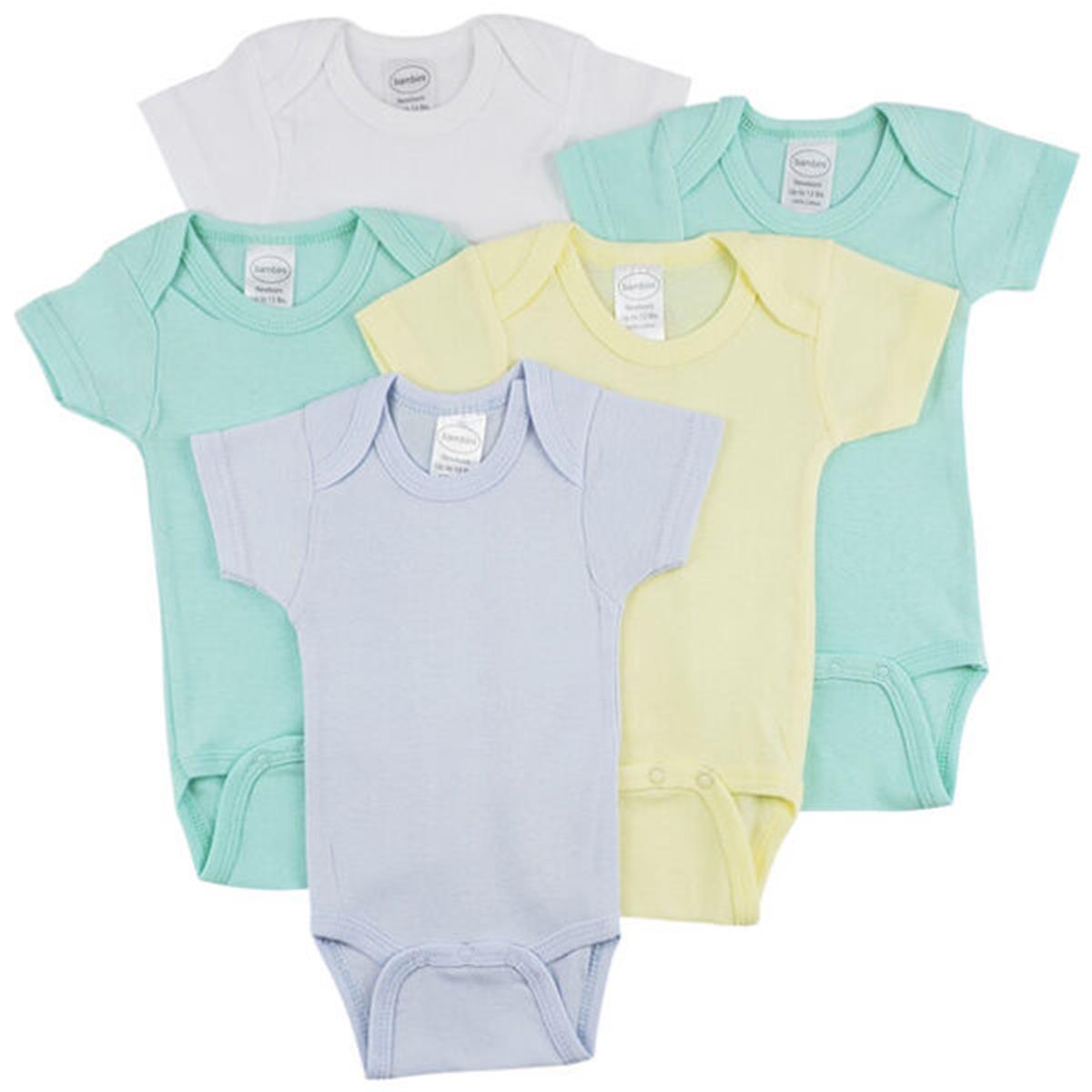 CS-0279S Short Sleeve One Piece - White, Yellow & Blue - Small