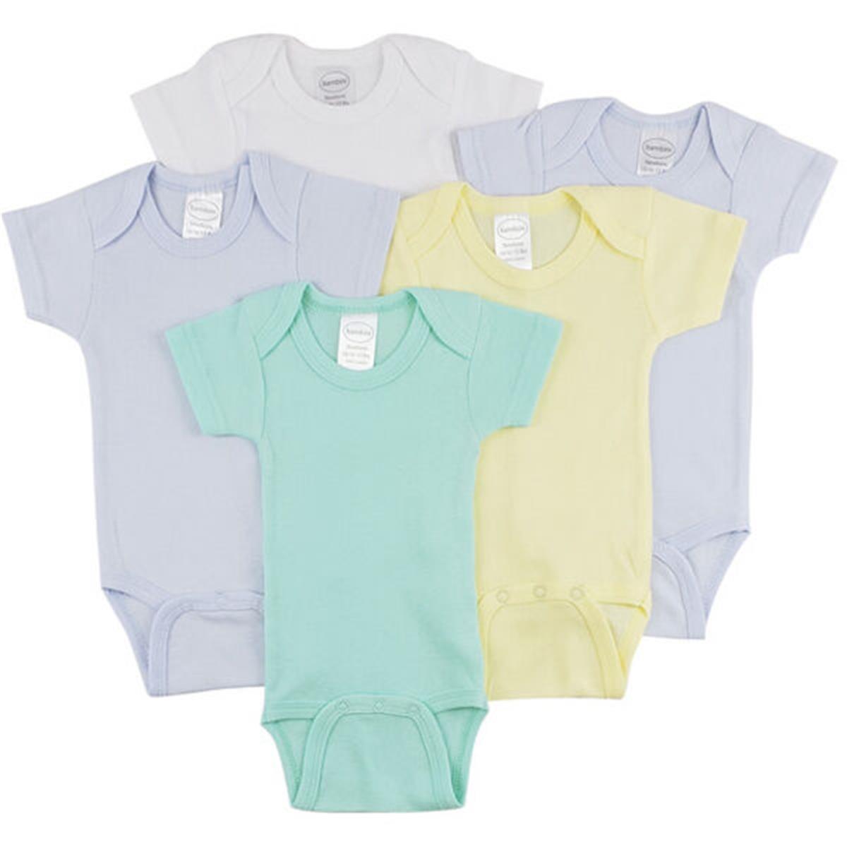 CS-0282M Short Sleeve One Piece - White, Yellow & Blue - Medium