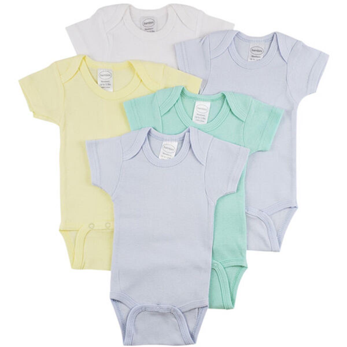CS-0292S Short Sleeve One Piece - White, Yellow & Blue - Small