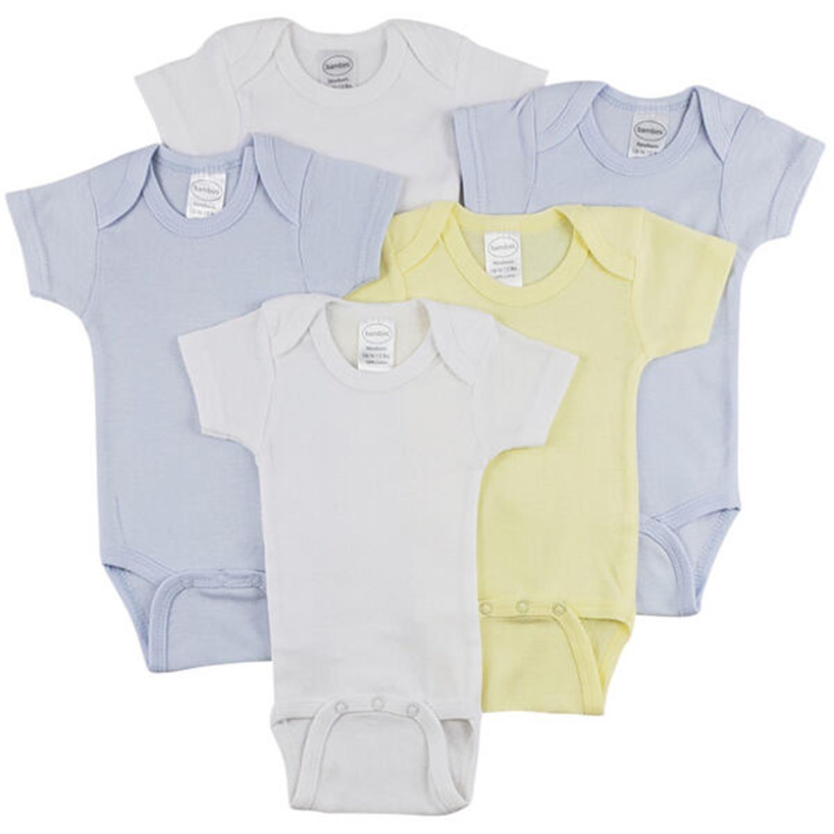 CS-0297S Short Sleeve One Piece - White, Yellow & Blue - Small