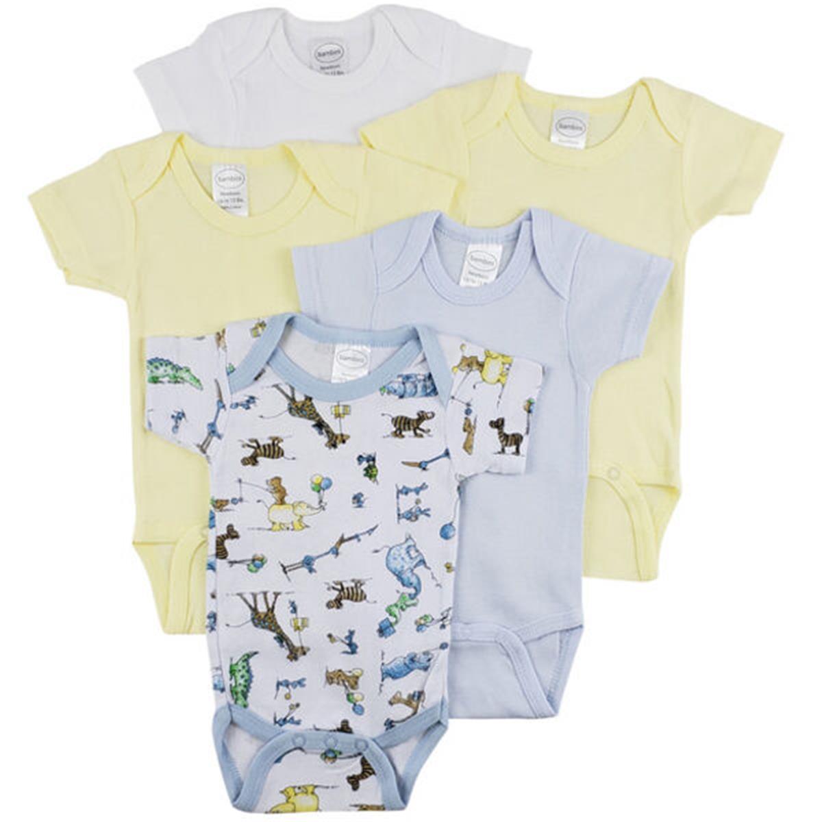CS-0304S Short Sleeve One Piece, White & Yellow - Small