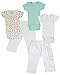 CS-0441S Baby Onezies & Tracksuit Bottoms, White & Pink - Small