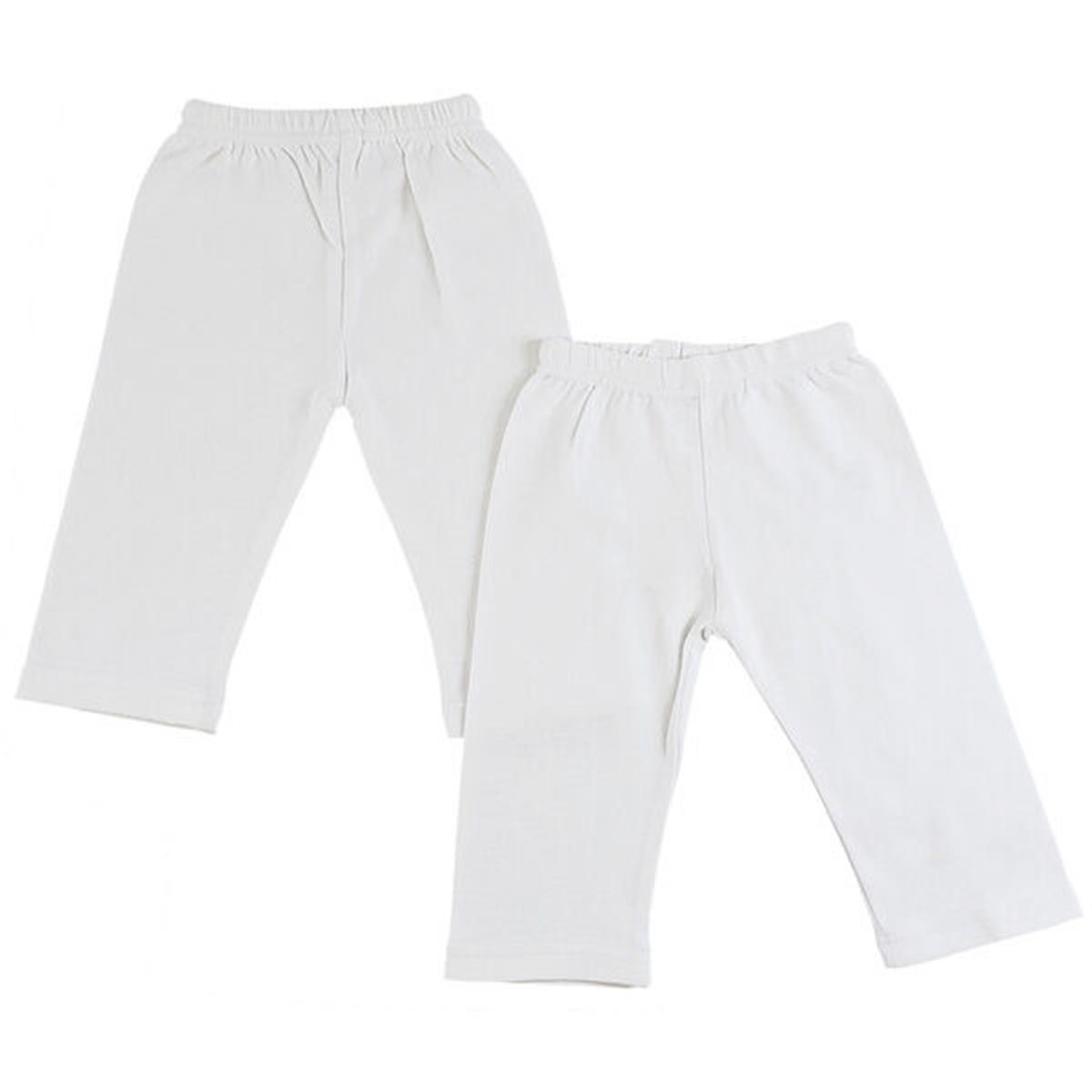 CS-0550S Infant Track Sweat Pants, White - Small - Pack of 2