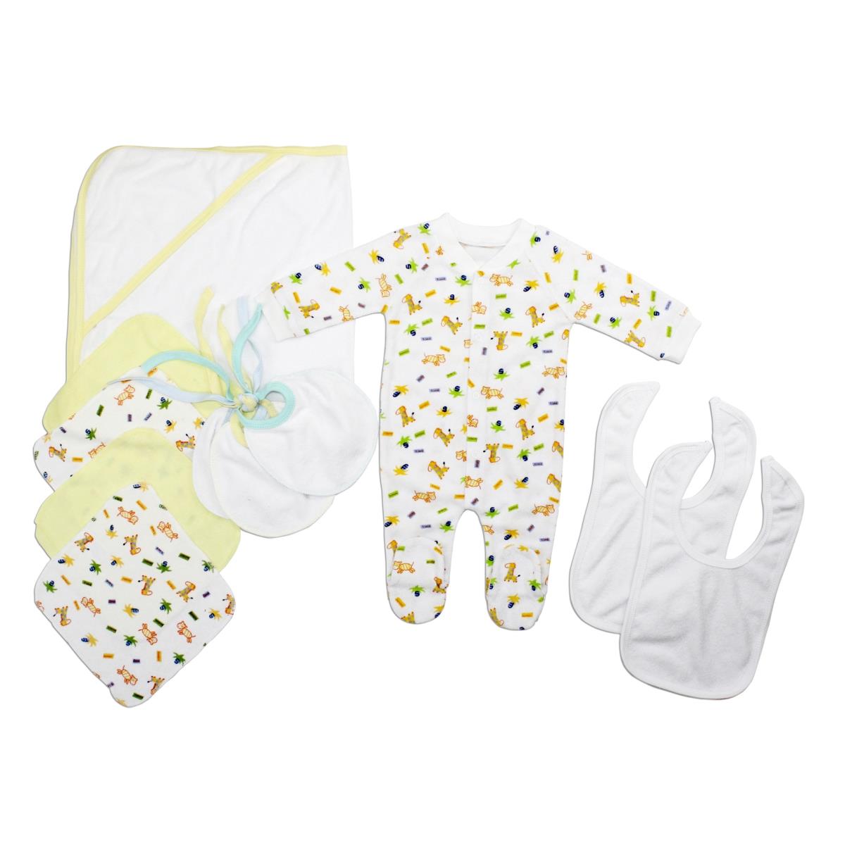 LS-0087 Layette Set, White & Yellow - Newborn