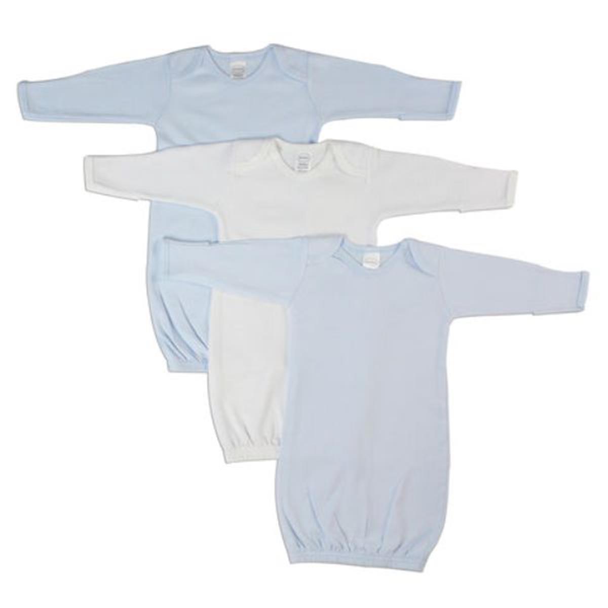 LS-0136 Boys Layette Set, White & Blue - Newborn