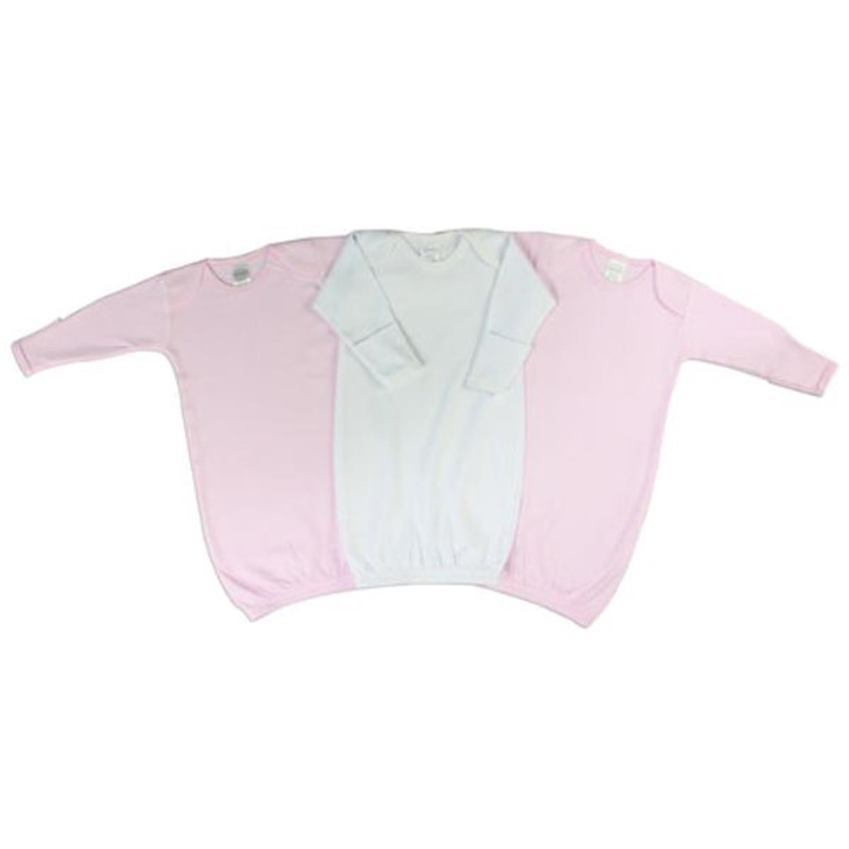 LS-0138 Girls Layette Set, White & Pink - Newborn