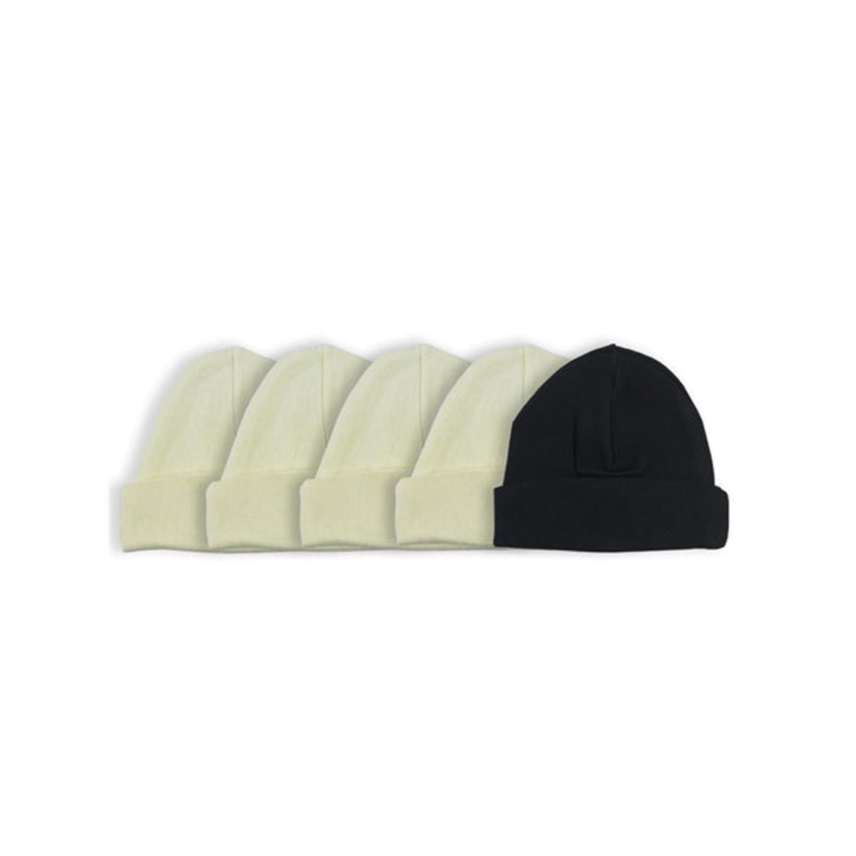 Picture of Bambini LS-0533 Baby Cap&#44; Yellow & Black - One Size - 5 per Pack