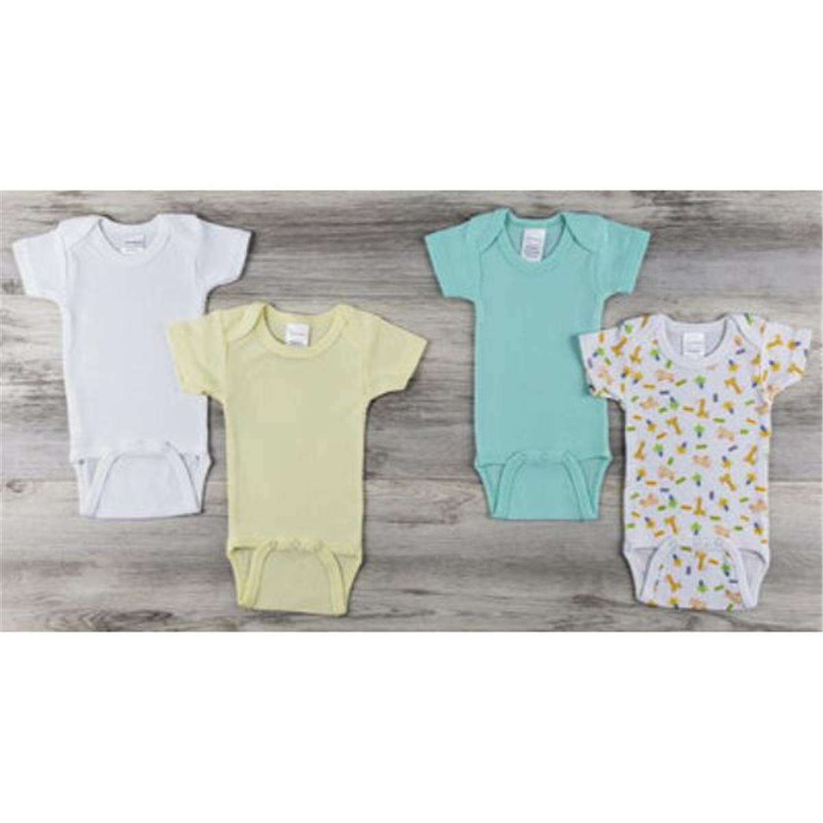LS-0536L Layette Baby Clothes Set - White, Yellow & Aqua - Large