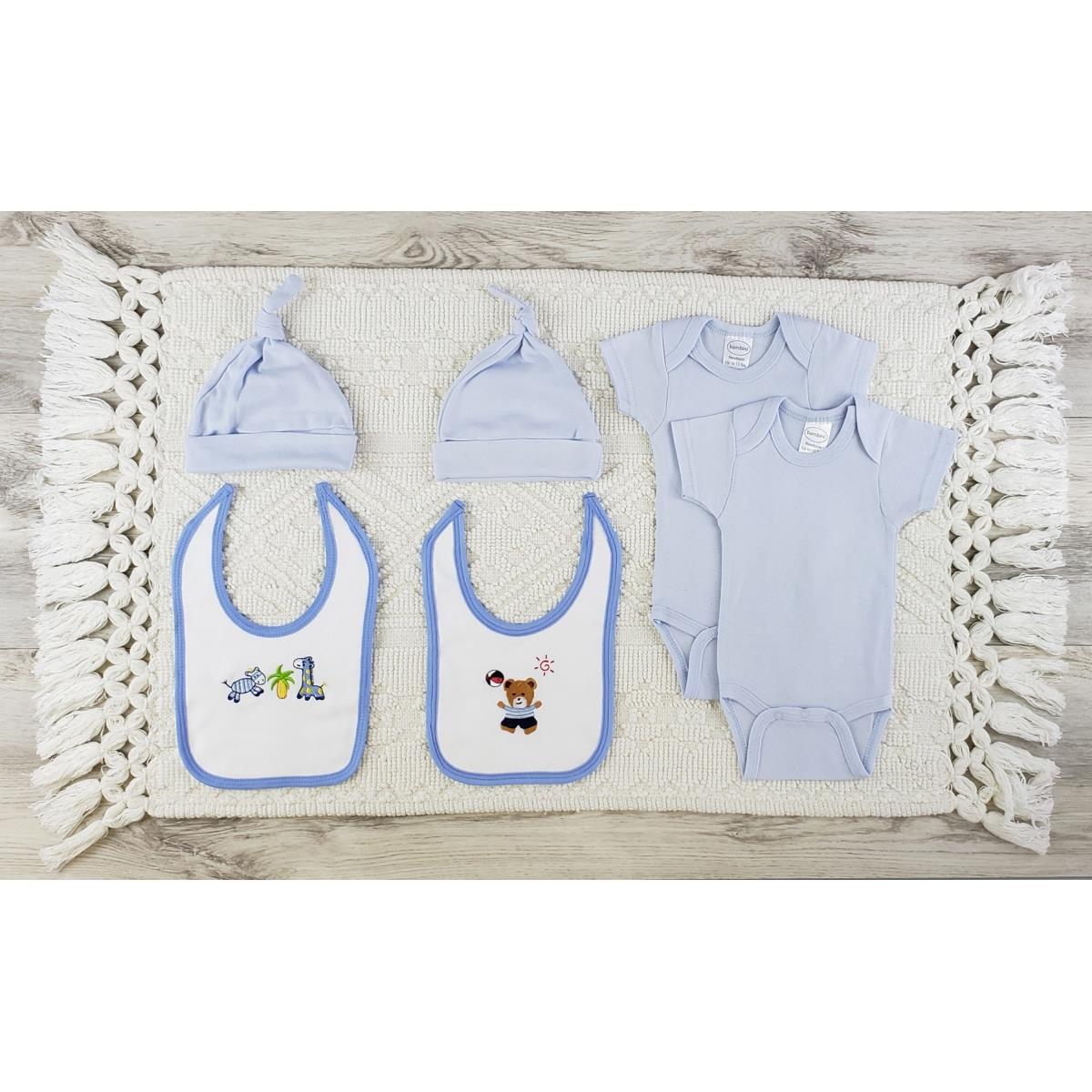 LS-0541L Layette Baby Clothes Set, Blue - Large