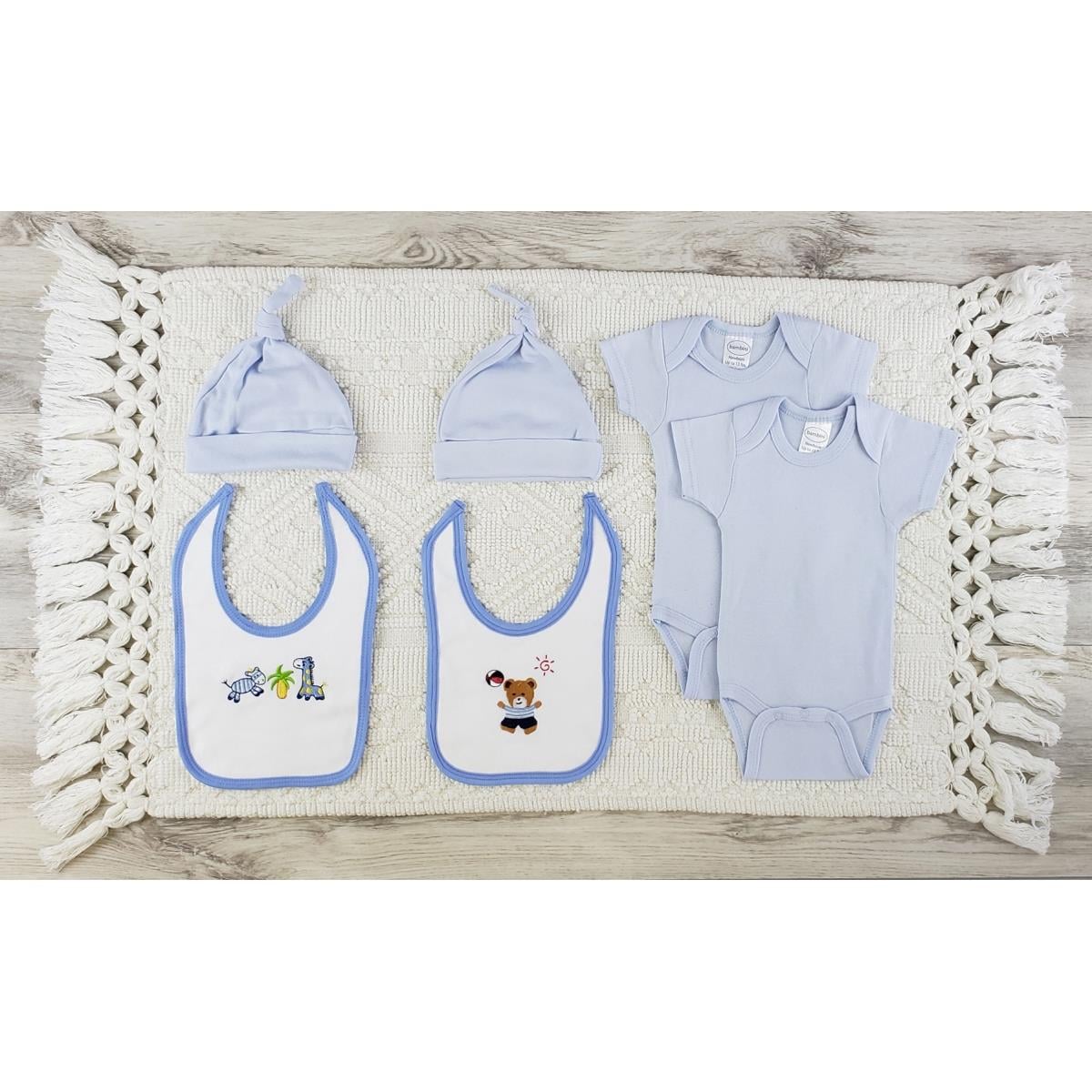 LS-0541M Layette Baby Clothes Set, Blue - Medium