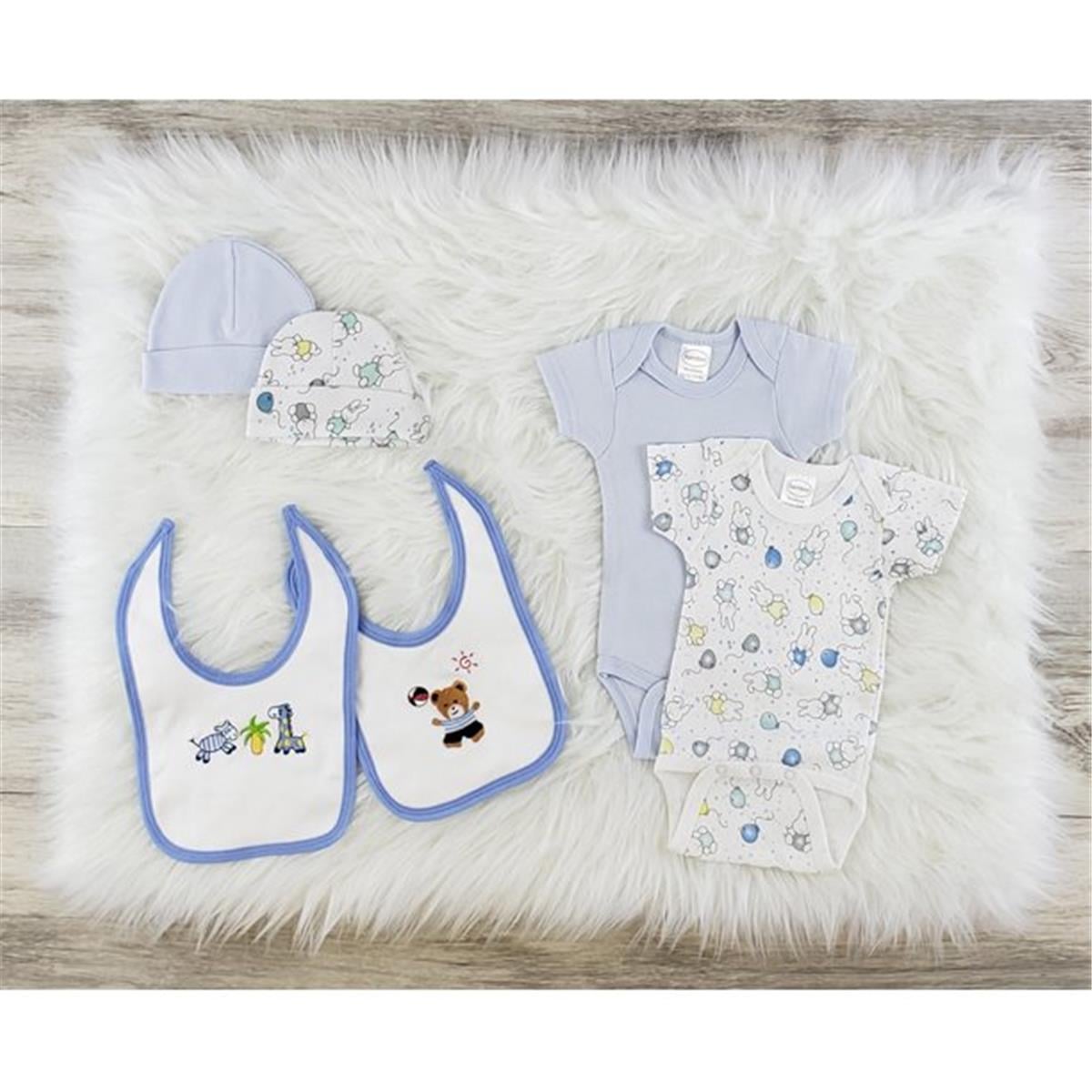 LS-0544M Layette Baby Clothes Set, Blue - Medium