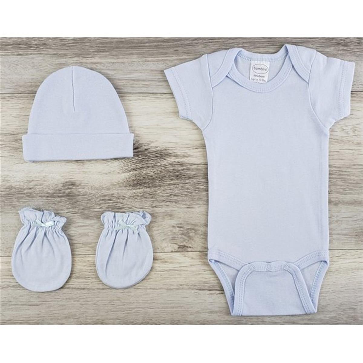 LS-0602NB Layette Baby Clothes Set, Blue - Newborn