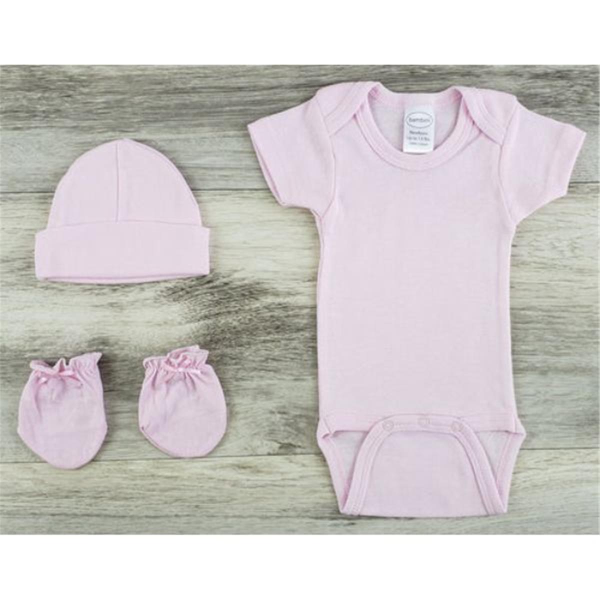 LS-061NB Layette Baby Clothes Set, Pink - Newborn