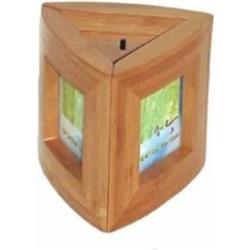 Picture of Bamboo54 1684 Smooth Triple Set Photo Frame&#44; Brown
