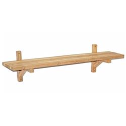 Picture of Bamboo54 5864White Single Wall Shelf&#44; White