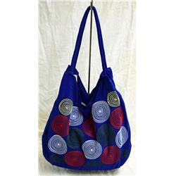 Picture of Bamboo54 4166Blue Embroidered Hobo Bag