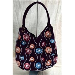 Picture of Bamboo54 4170 Embroidered Hobo Bag