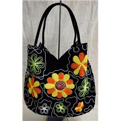 Picture of Bamboo54 4174 Embroidered Hobo Bag