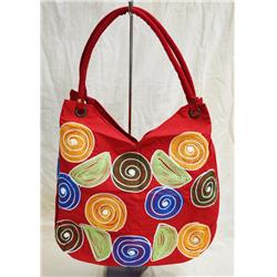 Picture of Bamboo54 4177 Embroidered Hobo Bag
