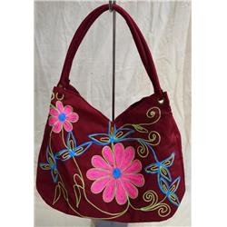 Picture of Bamboo54 4182 Embroidered Hobo Bag