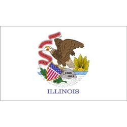 Illinois State Flag 36 x 60 (33532)
