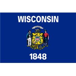 Wisconsin State Flag 36 x 60 (33568)