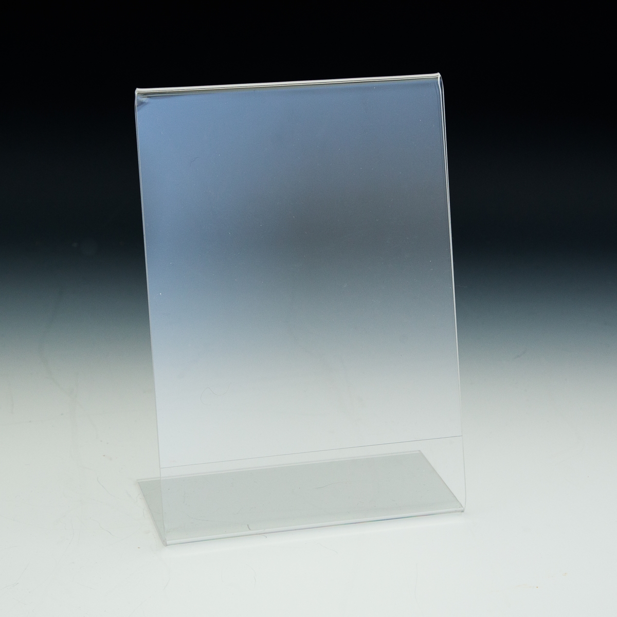 AHS A 4X6 4 x 6 in. Acrylic Sign Holder Frame Slant Back Table Tent