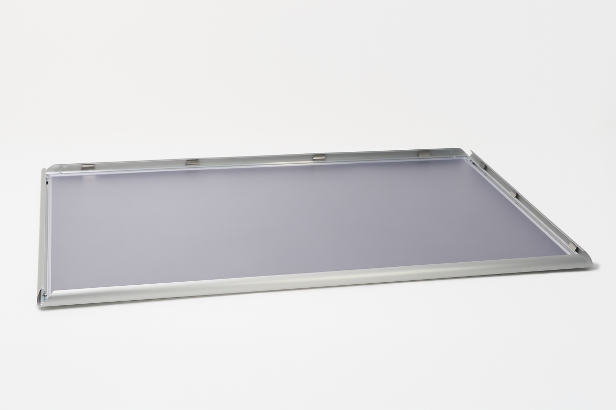 WF-2436S 24 x 36 in. Aluminum Snap Frame Wall Mount, Silver
