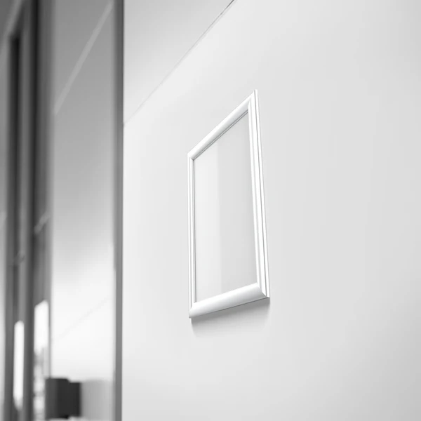 WF-8511S 8.5 x 11 in. Aluminum Snap Frame Wall Mount, Silver