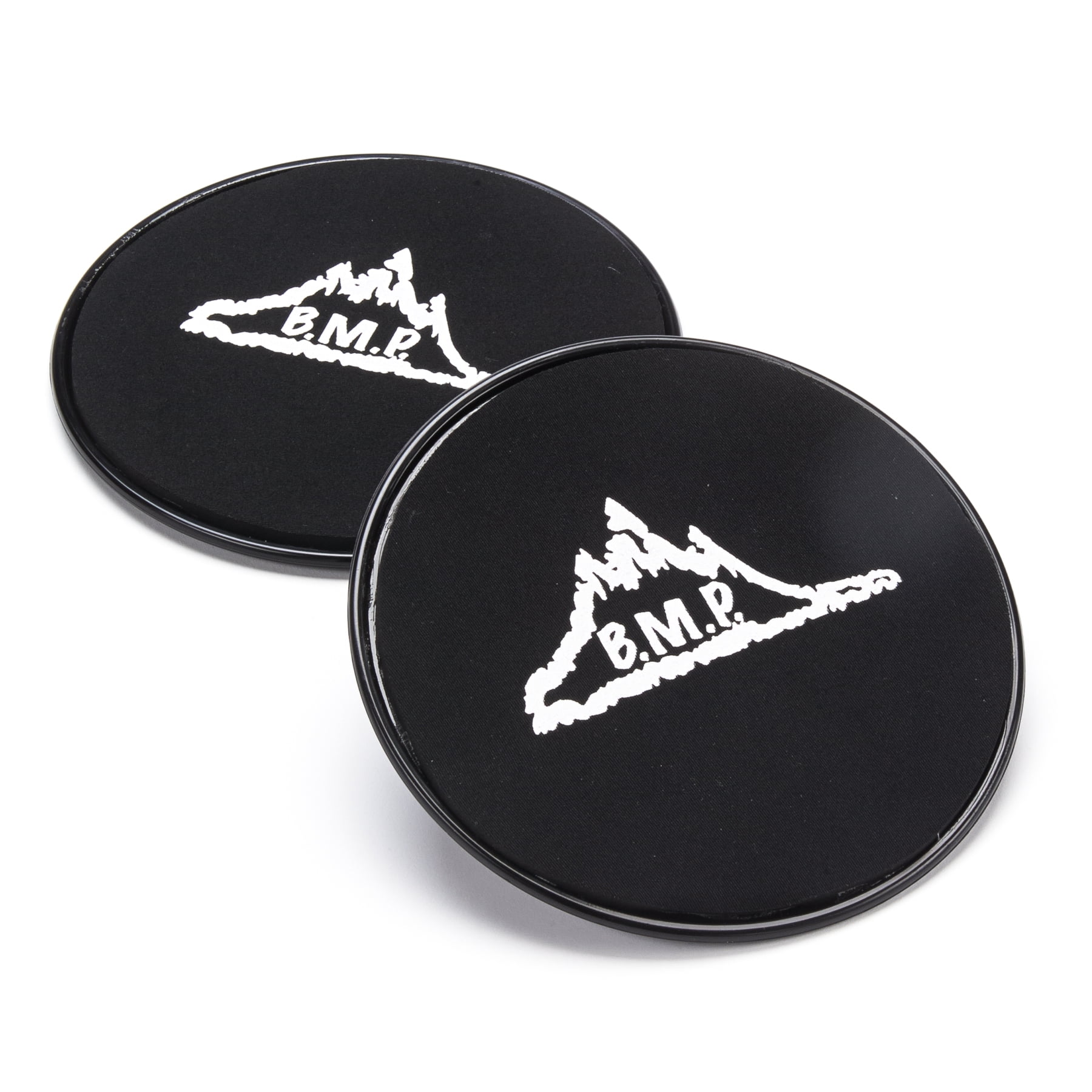Picture of Black Mountain Products Sliders Black Black Core Exercise Sliders with Gliding Discs - Set of 2