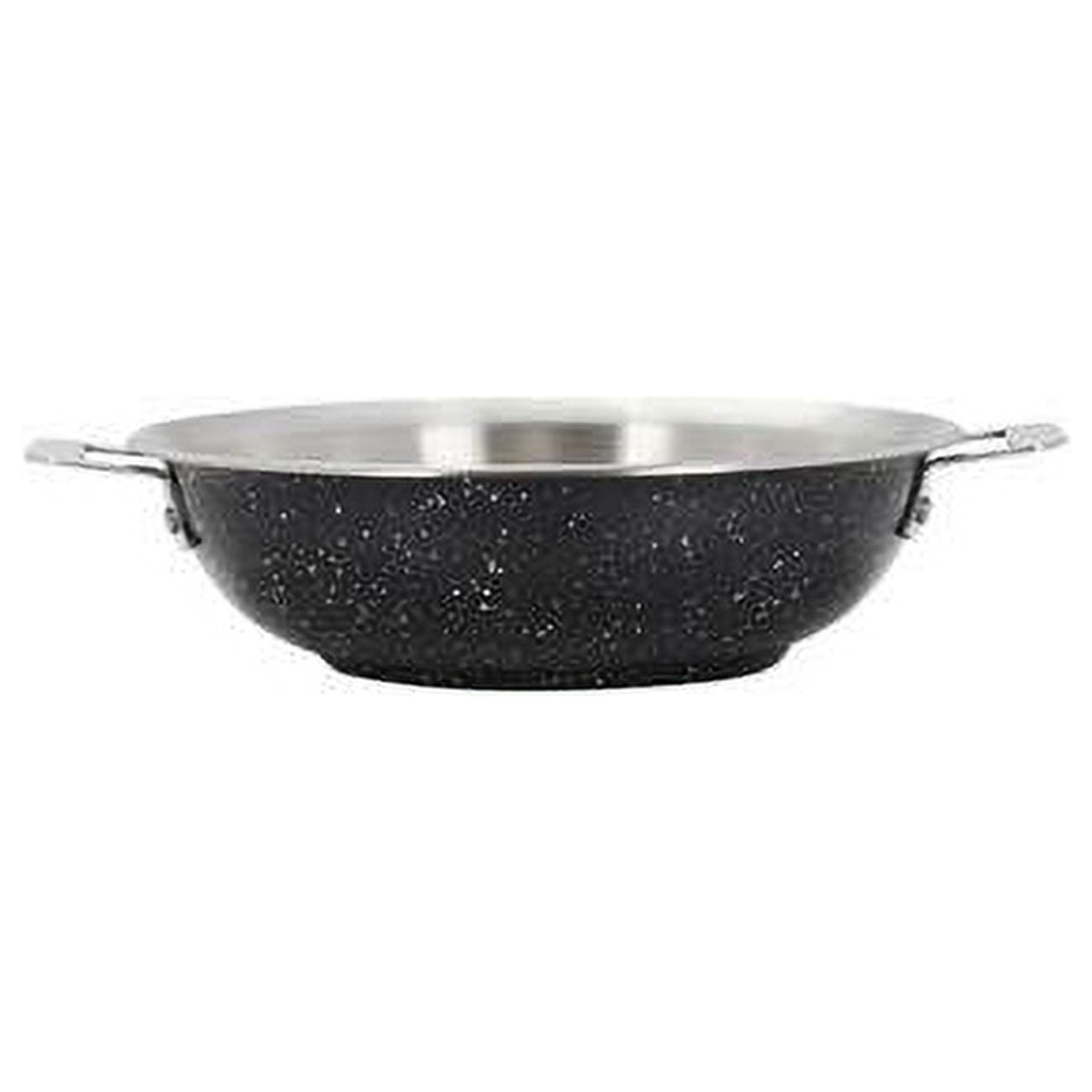 Picture of Bon Chef 60015GALAXY 12 in. Hotstone Galaxy Cucina Chefs Pan with Lid & 2 Side Handles - Induction Bottom