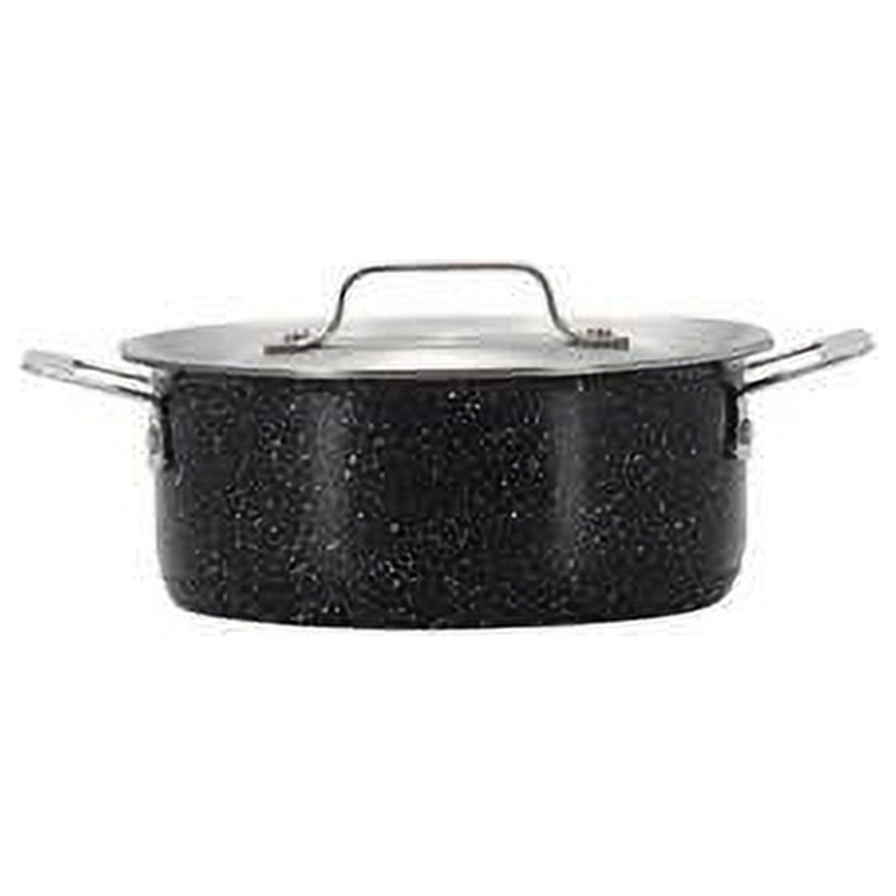 Picture of Bon Chef 60000GALAXY 3 qt Hotstone Galaxy Cucina Casserole with Lid - Induction Bottom