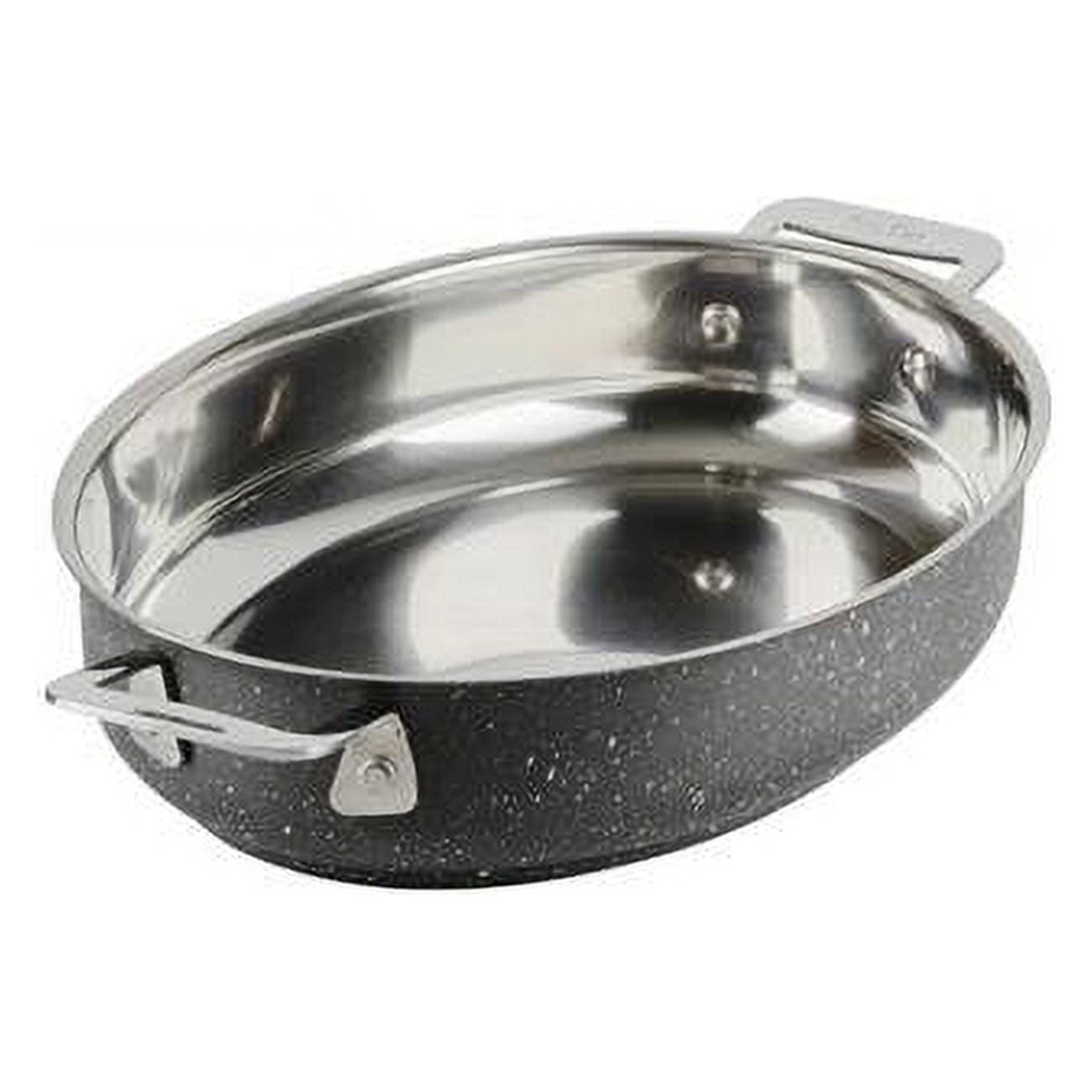 Picture of Bon Chef 60002GALAXY 12 in. Hotstone Galaxy Cucina Oval Au Gratin - Induction Bottom