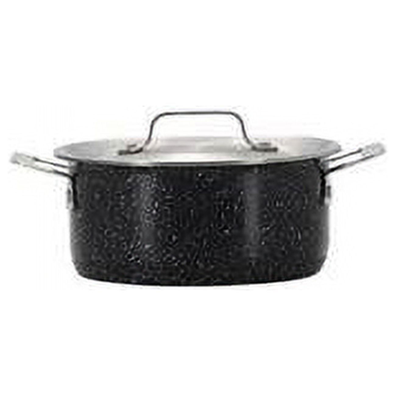 Picture of Bon Chef 60025GALAXY 40 oz Hotstone Galaxy Cucina Pan with Lid - Induction Bottom