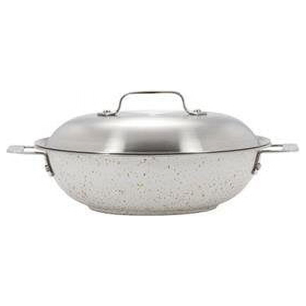 Picture of Bon Chef 60014DESERT 10 in. Hotstone Desert Cucina Stir Fry Pan with 2 Side Handles - Induction Bottom
