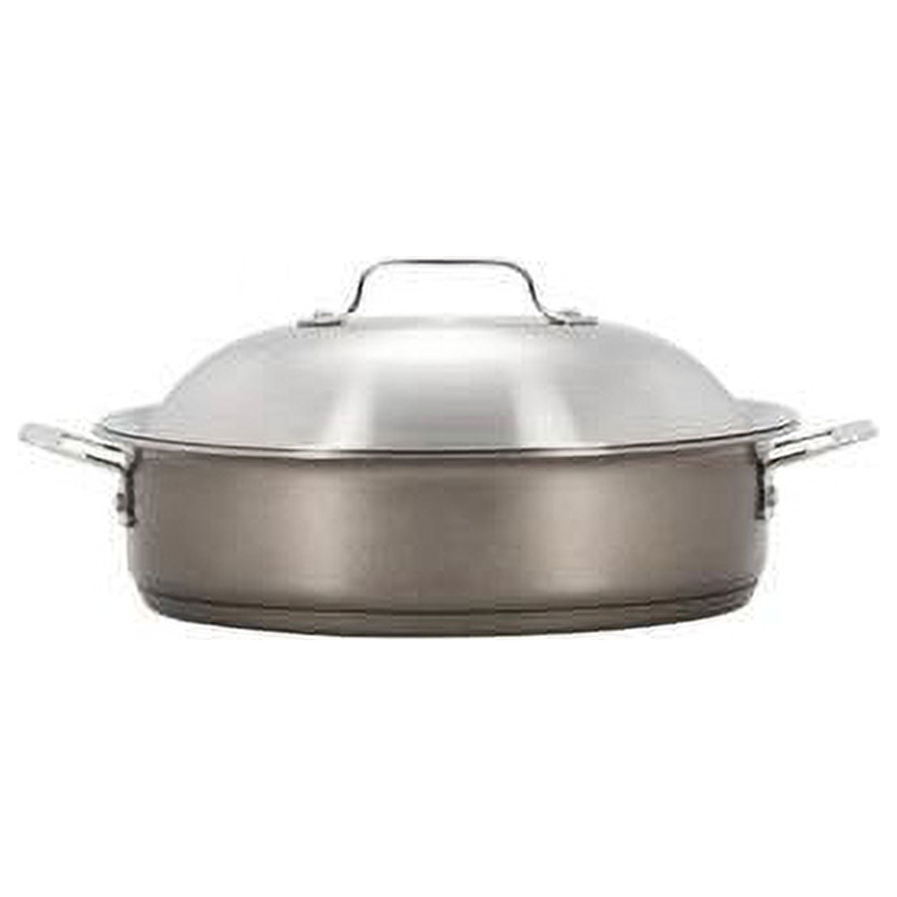 Picture of Bon Chef 60001TAUPE 4 qt Hotstone Taupe Cucina Saut Use with Lid - Induction Bottom