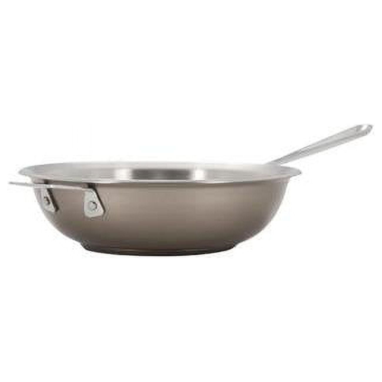 Picture of Bon Chef 60008TAUPE 12 in. Hotstone Taupe Cucina Chefs Pan with Lid - Induction Bottom