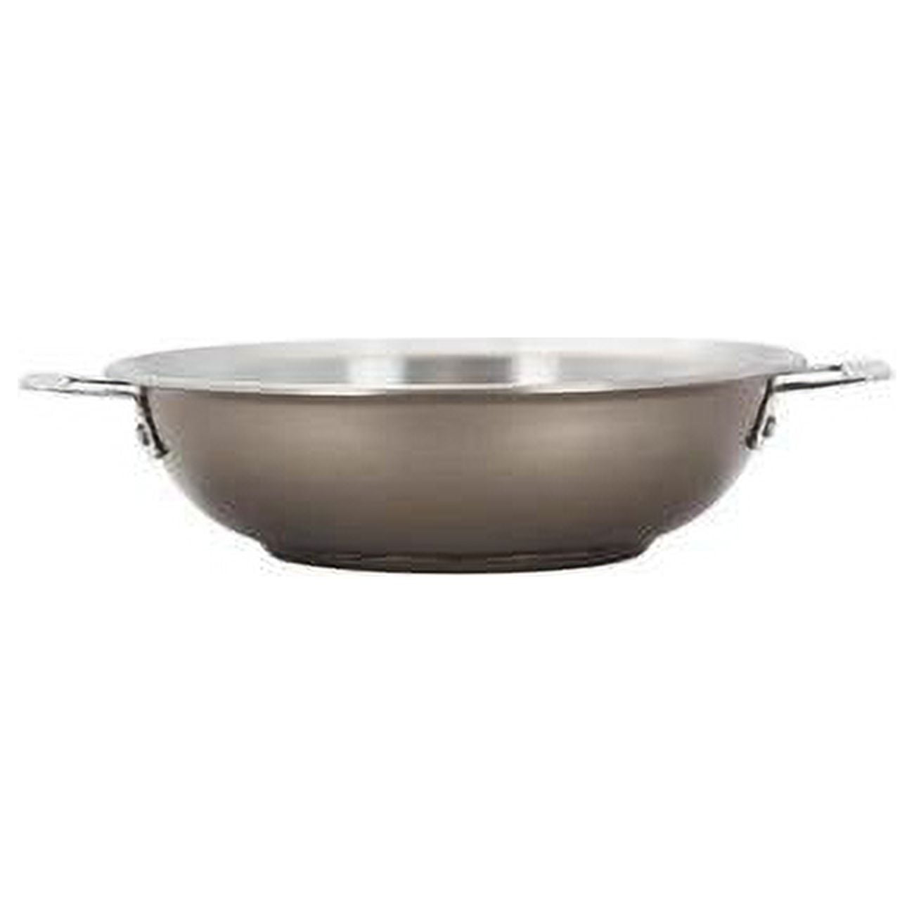 Picture of Bon Chef 60015TAUPE 12 in. Hotstone Taupe Cucina Chefs Pan with Lid & 2 Side Handles - Induction Bottom