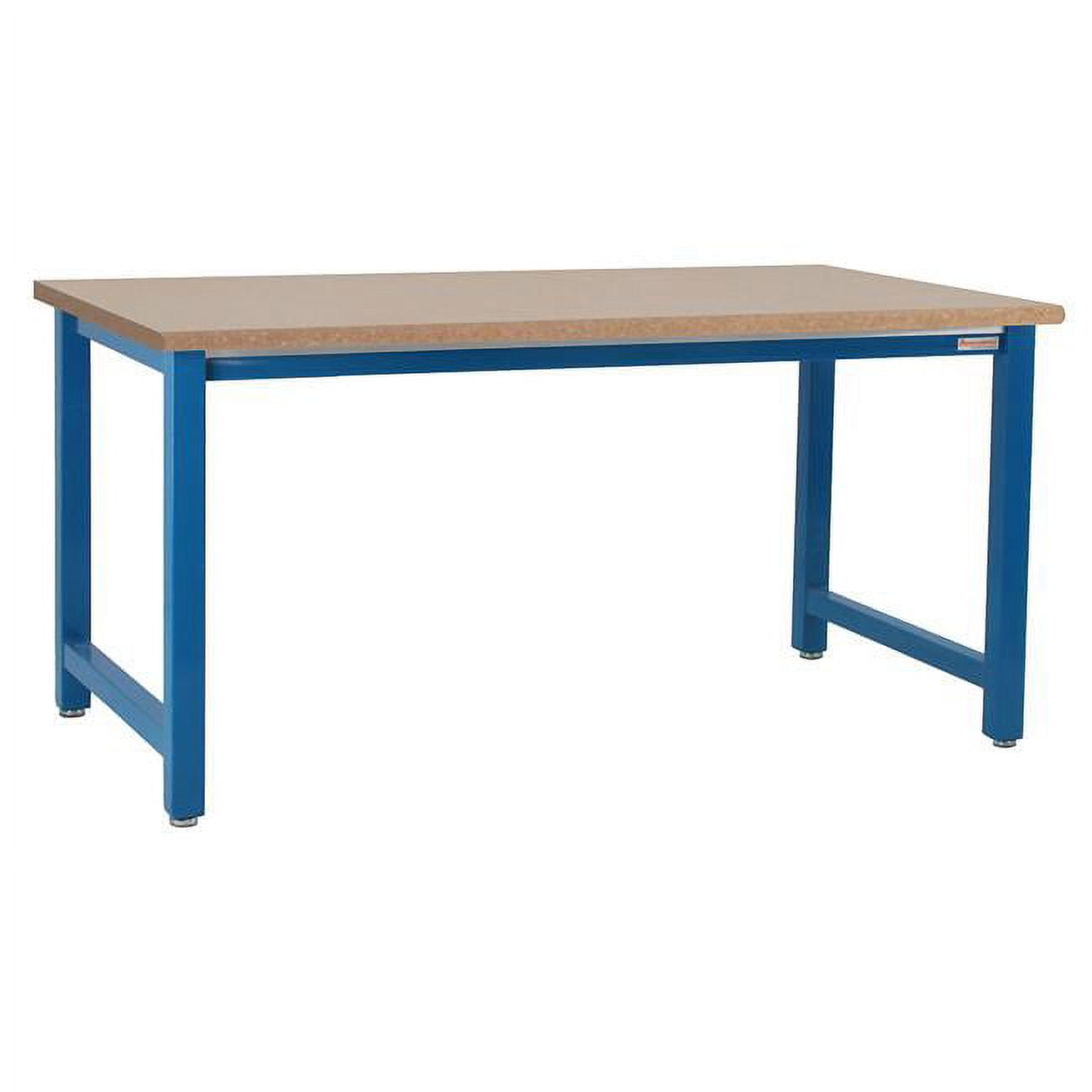 KPB24120-LBFr-34 24 x 120 in. Kennedy Workbenches with Particle Board 1.75 in. Thick Top, Light Blue -  BenchPro