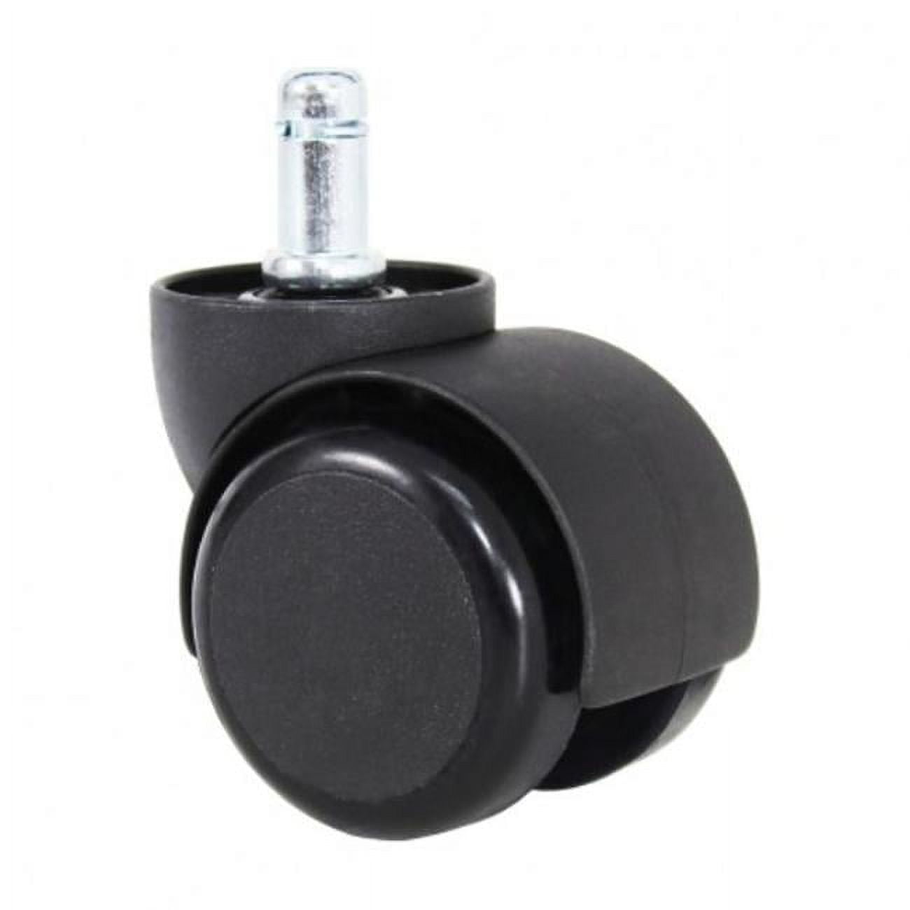Urethane Braking Casters Seating Accessories for Hard Floor, Black