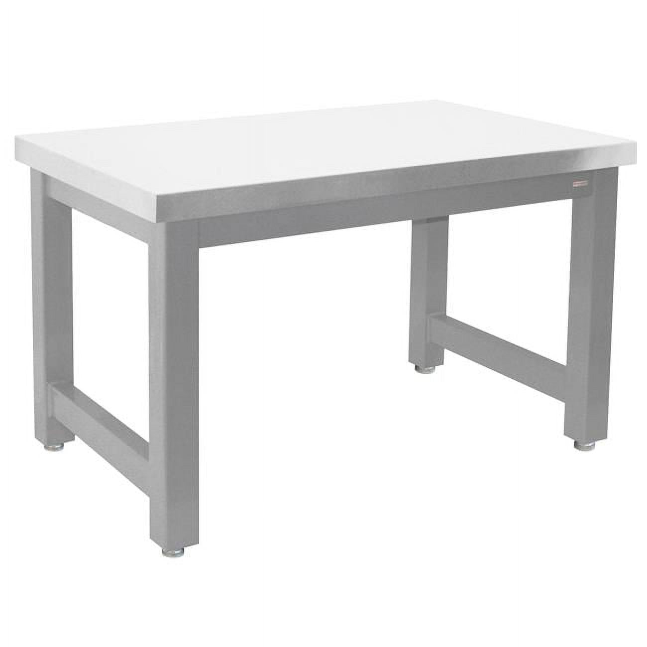 24 x 48 in. Harding Heavy Duty Workbenches with Stainless Steel Top, Gray