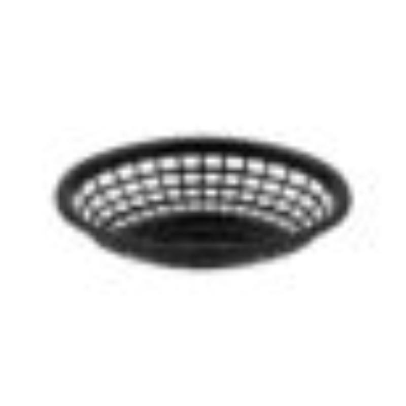 Picture of Winco OB-734-BK 8 x 5.5 in. Oval Basket, 2 in. Deep - Black