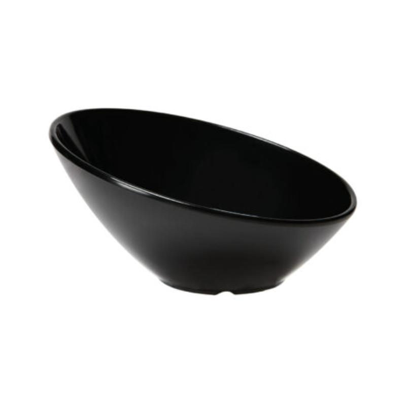 Picture of Winco B-785-1-BK 10 oz Rim-Full 6 in. Cascading Bowl, 3 in. Deep - Black