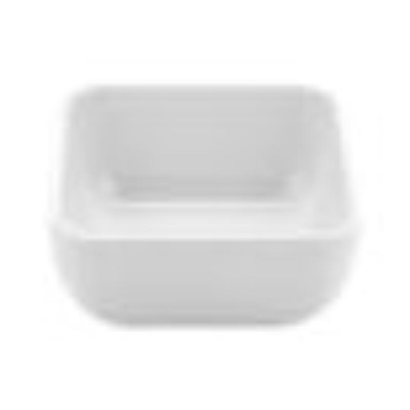 Picture of Winco CS-4722-W 16 oz - 18 oz Rim-Full 4.75 in. Square Bowl with Rounded Corners, 2 in. Deep - White