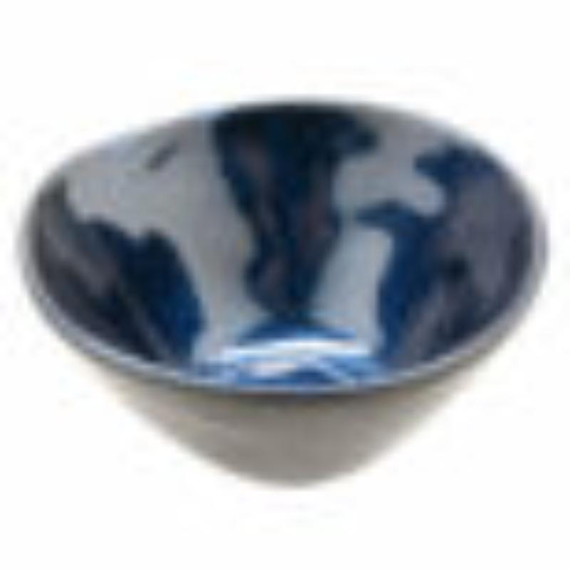 Picture of Winco B-8-CSB 8 oz - 12 oz Rim-Full - Irregular Bowl, 5 in. Dia., 2 in. Deep - Cosmo Blue