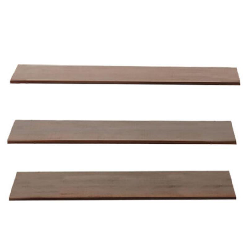 Picture of Winco BD-SET3-W Wood Boards, 33.5 x 10 in., 33.5 x 12 in., 33.5 x 14 in. - Walnut - Set of 3