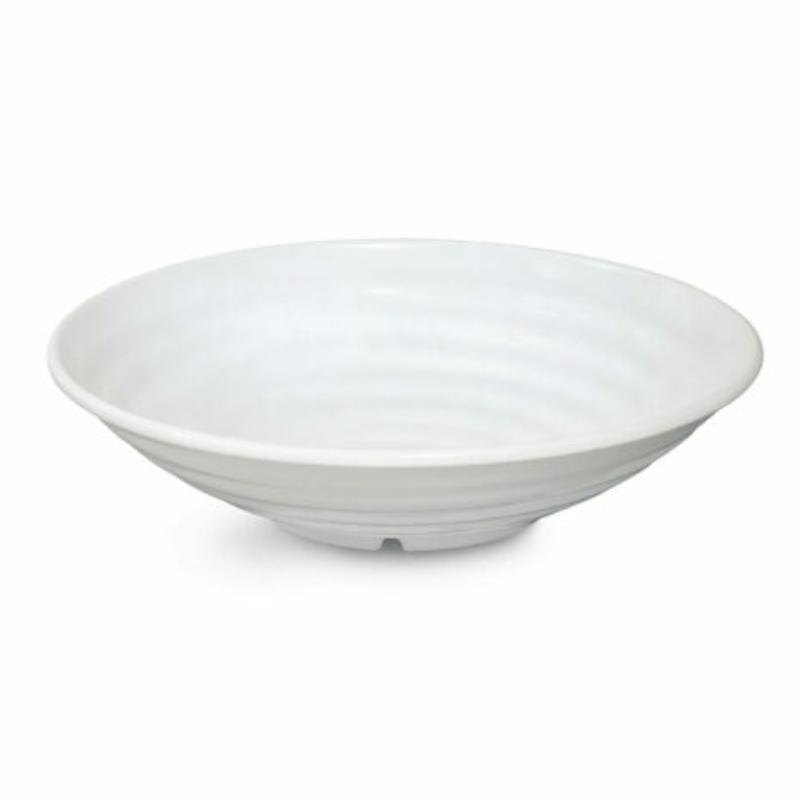 Picture of Winco ML-73-W 2 qt. - 2 qt. Rim-Full - 10 in. Bowl, 3 in. Deep - White
