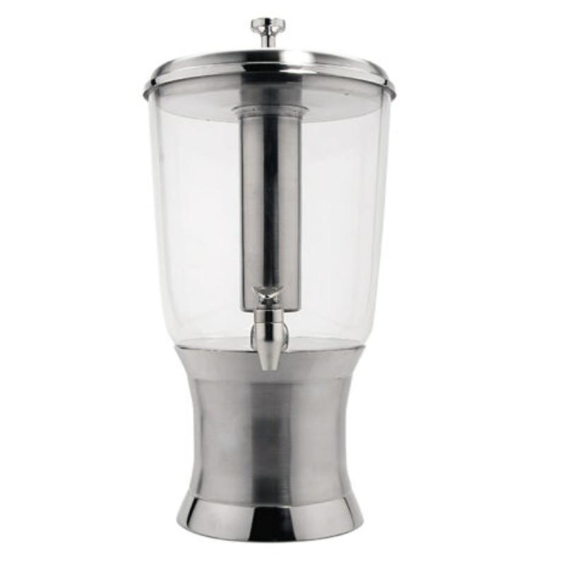 Picture of Winco BEV-3GAL-SS 3 gal Beverage Dispenser & Ice Chamber, Stainless Steel & Tritan, 21.25 x 10.5 x 10.5 in.